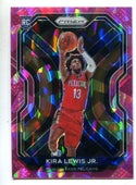 Kira Lewis Jr 2020-21 Panini Prizm #272 Pink Cracked Ice RC