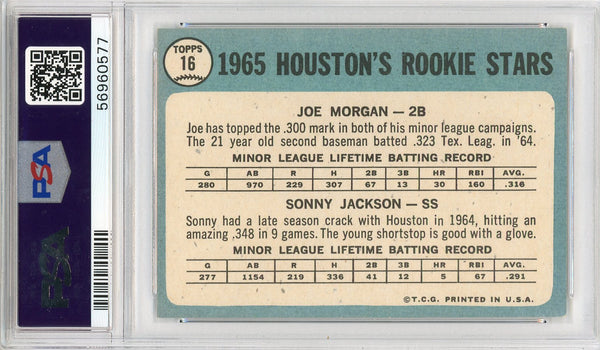 1965 Topps # 16 Joe Morgan ROOKIE (Astros)