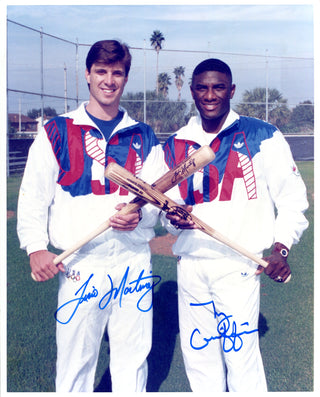 Tino Martinez & Ty Griffin Autographed 8x10 Photo