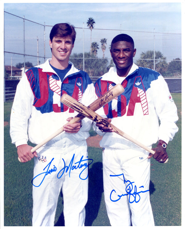 Tino Martinez & Ty Griffin Autographed 8x10 Photo