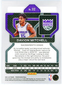 Davion Mitchell 2021-22 Panini Prizm Rookie Card #312