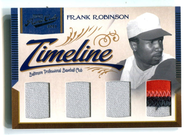 Frank Robinson 2012 Panini Prime Cuts Timeline Jersey Card #27 1/5