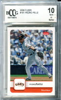 Pedro Feliz 2006 Fleer Card Beckett (10 Mint)