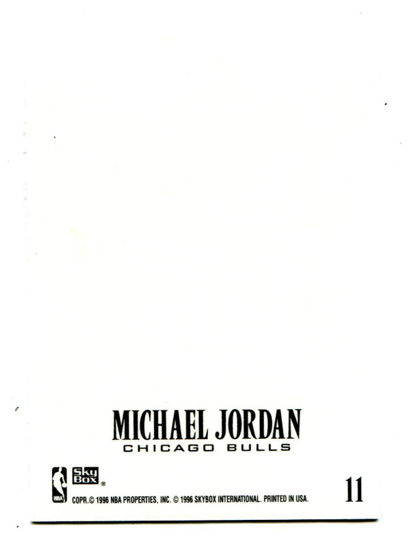 Michael Jordan 1996 Skybox ZForce #11 Card
