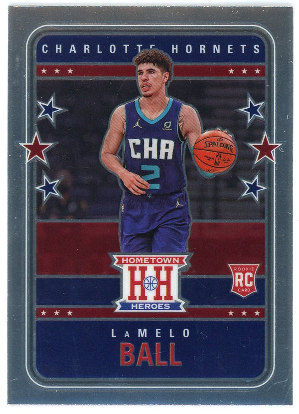 LaMelo Ball 2020-21 Panini Chronicles Hometown Heroes Rookie Card #553