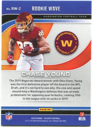 Chase Young Panini Playoff Rookie Wave 2020