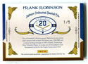 Frank Robinson 2012 Panini Prime Cuts Timeline Jersey Card #27 1/5