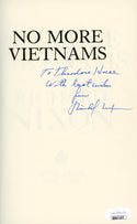 Richard Nixon Autographed "No More Vietnams" Book (JSA)