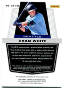 Evan White Panini Obsidian Auto 2020