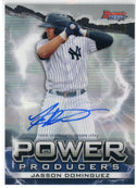 Jasson Dominguez Autographed 2020 Bowman's Best Power Producers Card #PP-JD