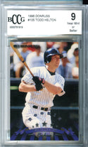 Todd Helton 1998 Donruss Rookie Card Beckett (9 Near Mint)