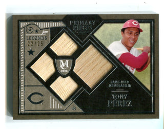 Tony Perez 2016 Topps Primary Pieces Legends Bat Card #PPQLTP 22/25