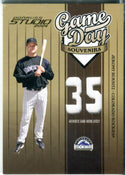 Jeromy Burnitz 2004 Donruss Game Worn Jersey Card 75/800