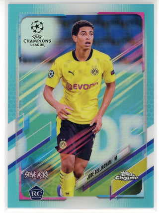 Jude Bellingham 2021 Topps Chrome Steve Aoki Neon Lights Rookie Card #68