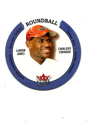 LeBron James 2003 Fleer Ultra Roundball #31 RC
