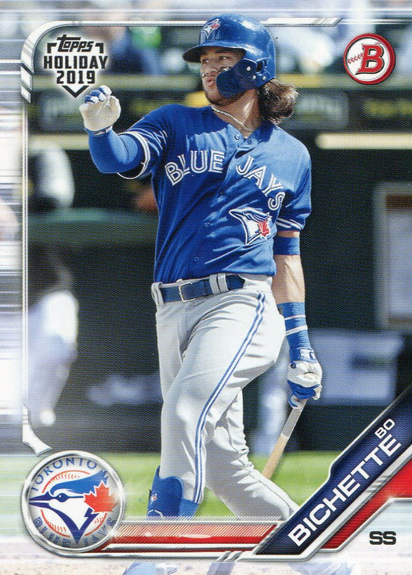 Bo Bichette 2019 Topps Holiday Bowman Rookie Card