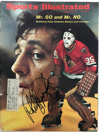 Phil Esposito Signed Sports Illustrated Cover March 29 1971