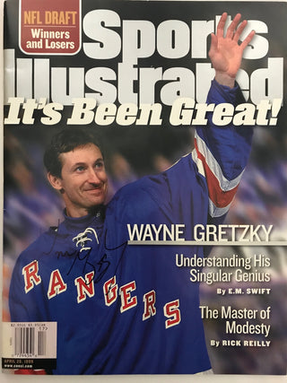 Wayne Gretzky Signed Sports Illustrated April 26 1999 (JSA)