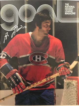 Guy LaFleur Signed Goal Magazine January 1976 Vol. III Issue 9 