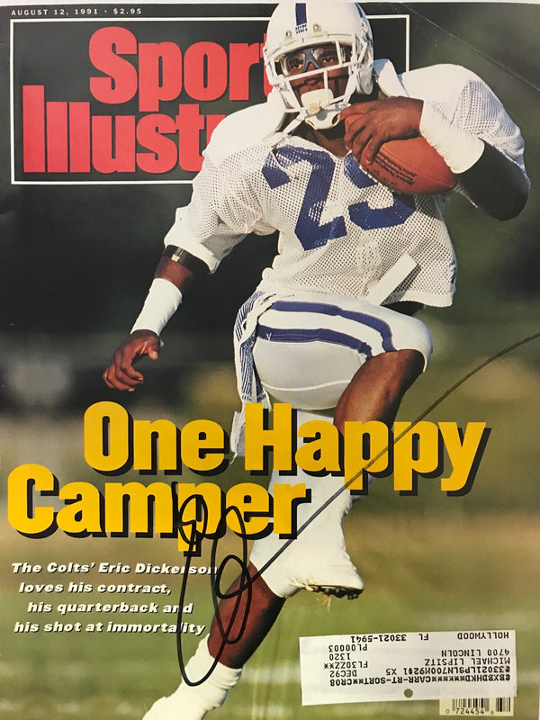 Eric Dickerson Signed Sports Illustrated August 12 1991