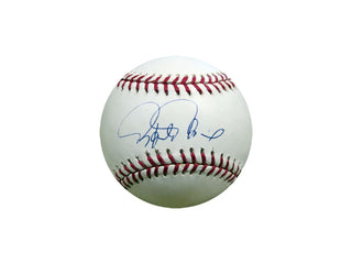 Rafael Palmiero Signed Baseball Mtd Mem