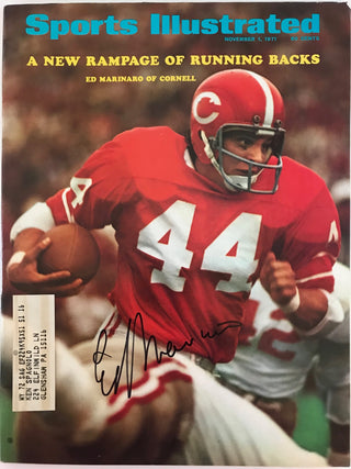 Ed Marinaro Signed Sports Illustrated November 1 1971 (JSA)