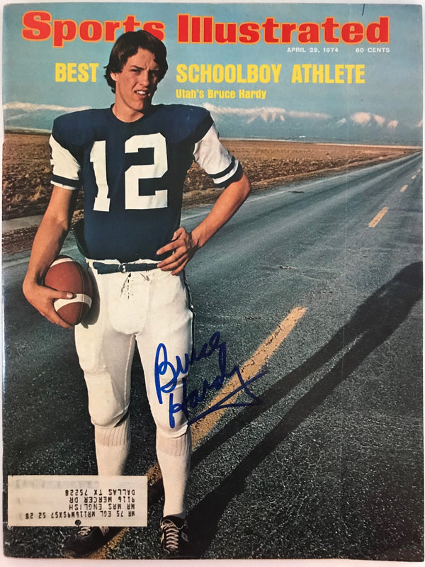 Bruce Hardy Signed Sports Illustrated April 29 1974 