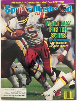 Joe Washington Signed Sports Illustrated October 10 1983 