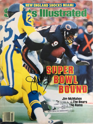 Jim McMahon Signed Sports Illustrated January 20 1986