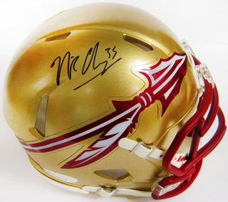 Nick O'Leary Autographed Florida State Seminoles Mini Helmet (JSA)