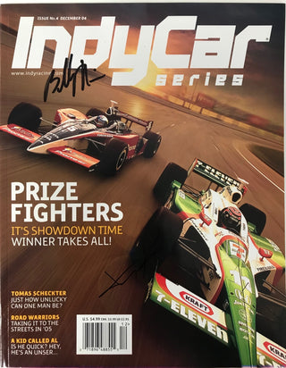 Buddy Rice Tony Kanaan Signed IndyCar Series Magazine December 2004