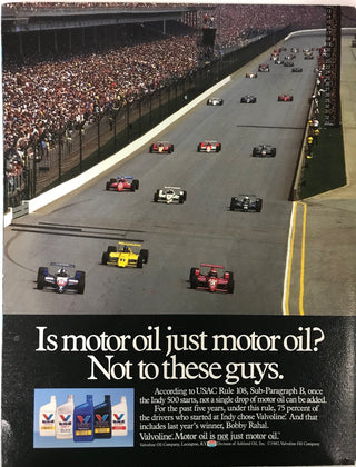 Al Unser Signed Indianapolis 500 Program May 24 1987 (PSA)