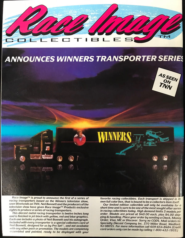 Richard Petty Signed Stock Car Racing Program December 1992