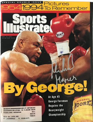 Michael Moorer Signed Sports Illustrated November 14 1994