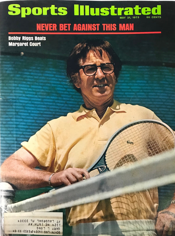 Bobby Riggs Unsigned Sports Illustrated Magazine May 21 1973