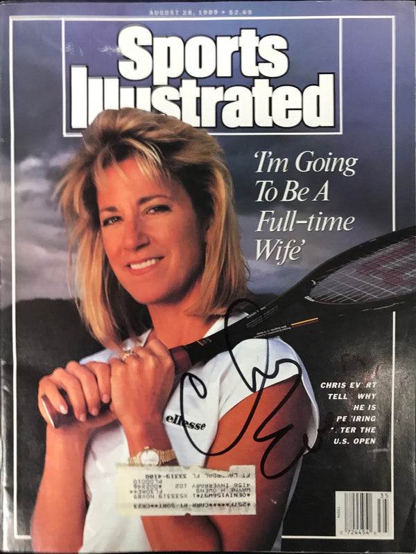 Chris Evert Unsigned Sports Illustrated August 28 1989