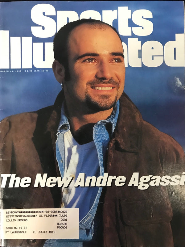 Andre Agassi Unsigned Sports Illustrated Magazine March 13 1995