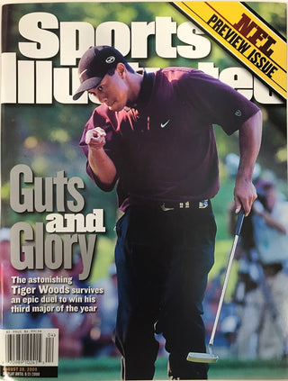 Tiger Woods Unsigned Sports Illustrated Magazine August 28 2000