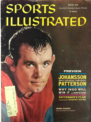 Ingemar Johansson Unsigned Sports Illustrated June 20 1960