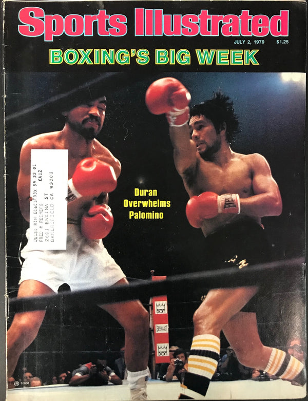 Roberto Duran & Carlos Palomino Unsigned Sports Illustrated July 2 1979