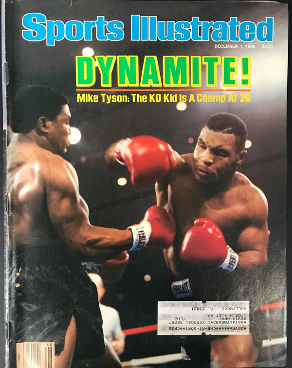 Mike Tyson & Trevor Berbick Unsigned Sports Illustrated December 1 1986