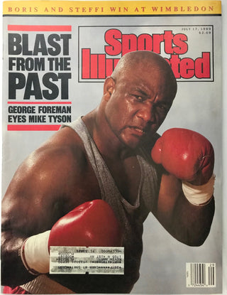 George Foreman Unsigned Sports Illustrated July 17 1989