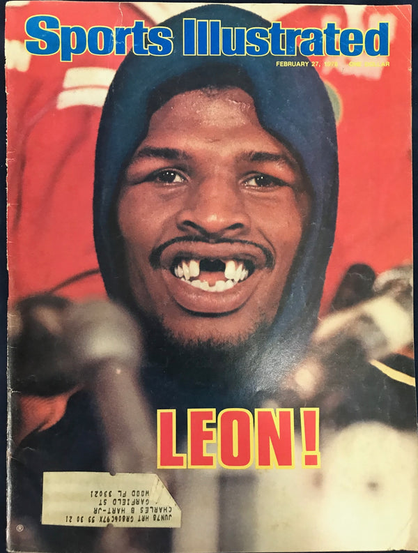 Leon Spinks Unsigned Sports Illustrated Magazine September 27 1978