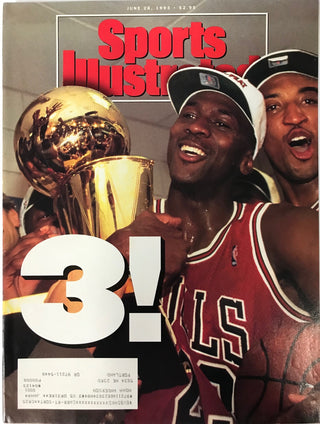 Michael Jordan Unsigned Sports Illustrated June 28 1993