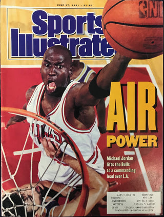 Michael Jordan Unsigned Sports Illustrated June 17 1991