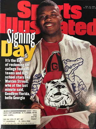 Marcus Stroud Unsigned Sports Illustrated February 19 1996