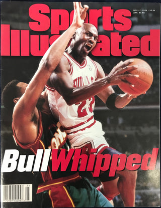 Michael Jordan Unsigned Sports Illustrated June 17 1996
