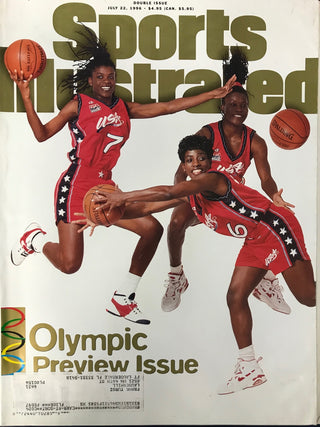  Sheryl Swoopes Katrina Mcclain Ruthie Bolton Unsigned Sports Illustrated Magazine July 22 1996
