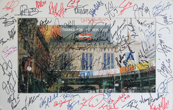 Boston Garden Multi Autographed 12x19 Photo