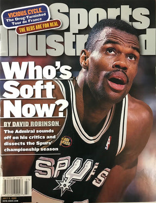 David Robinson Unsigned Sports Illustrated July 5 1999